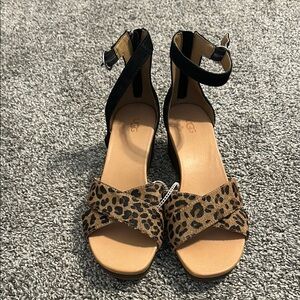 UGG Women's Leopard Print Sandals